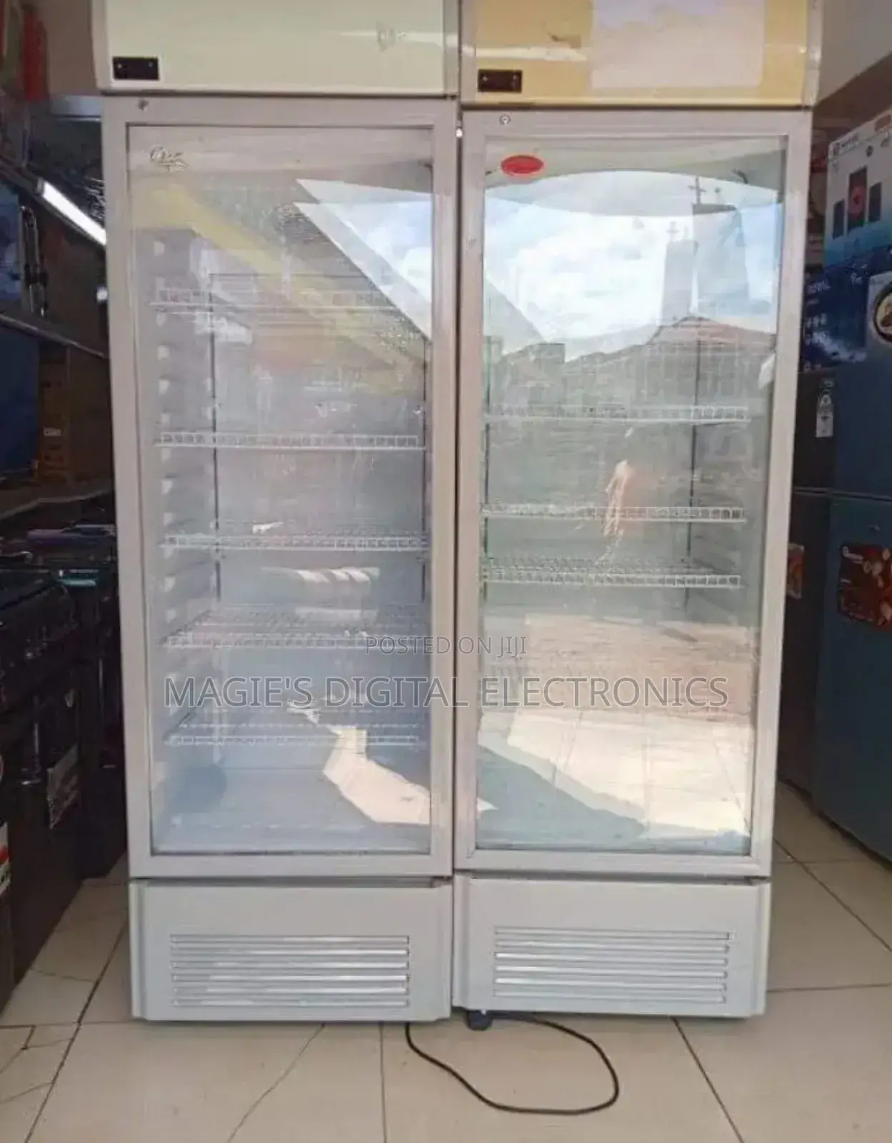 Double Door Display Chiller