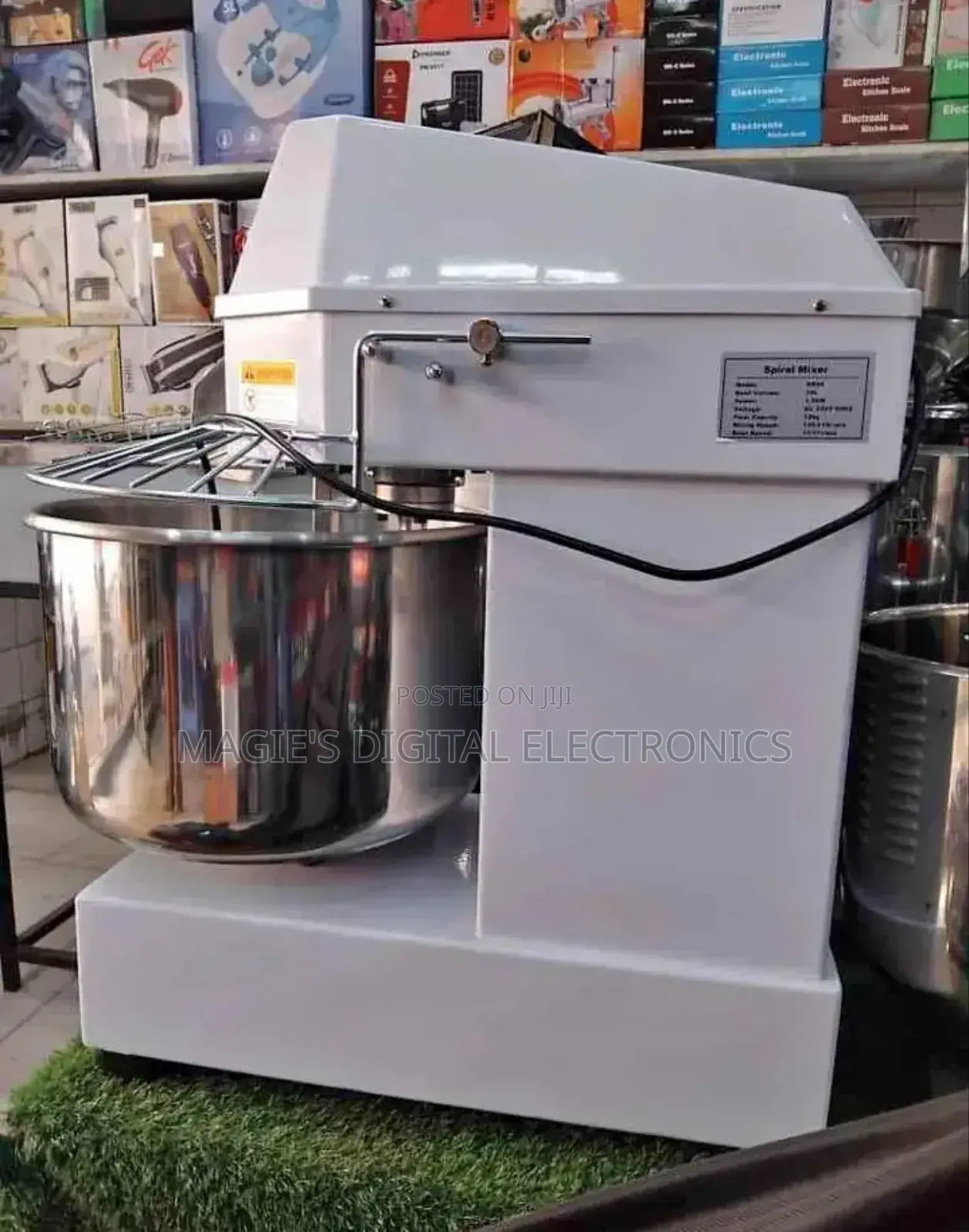 Durable Spiral Mixer 34litres