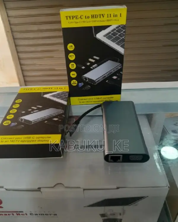 USB Type C to Hdmi Lan USB Vga Jack Card Reader 11 in 1