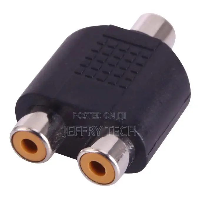 FOX MICRO Tv-Out Cable RCA Female to Two RCA Female Audio He