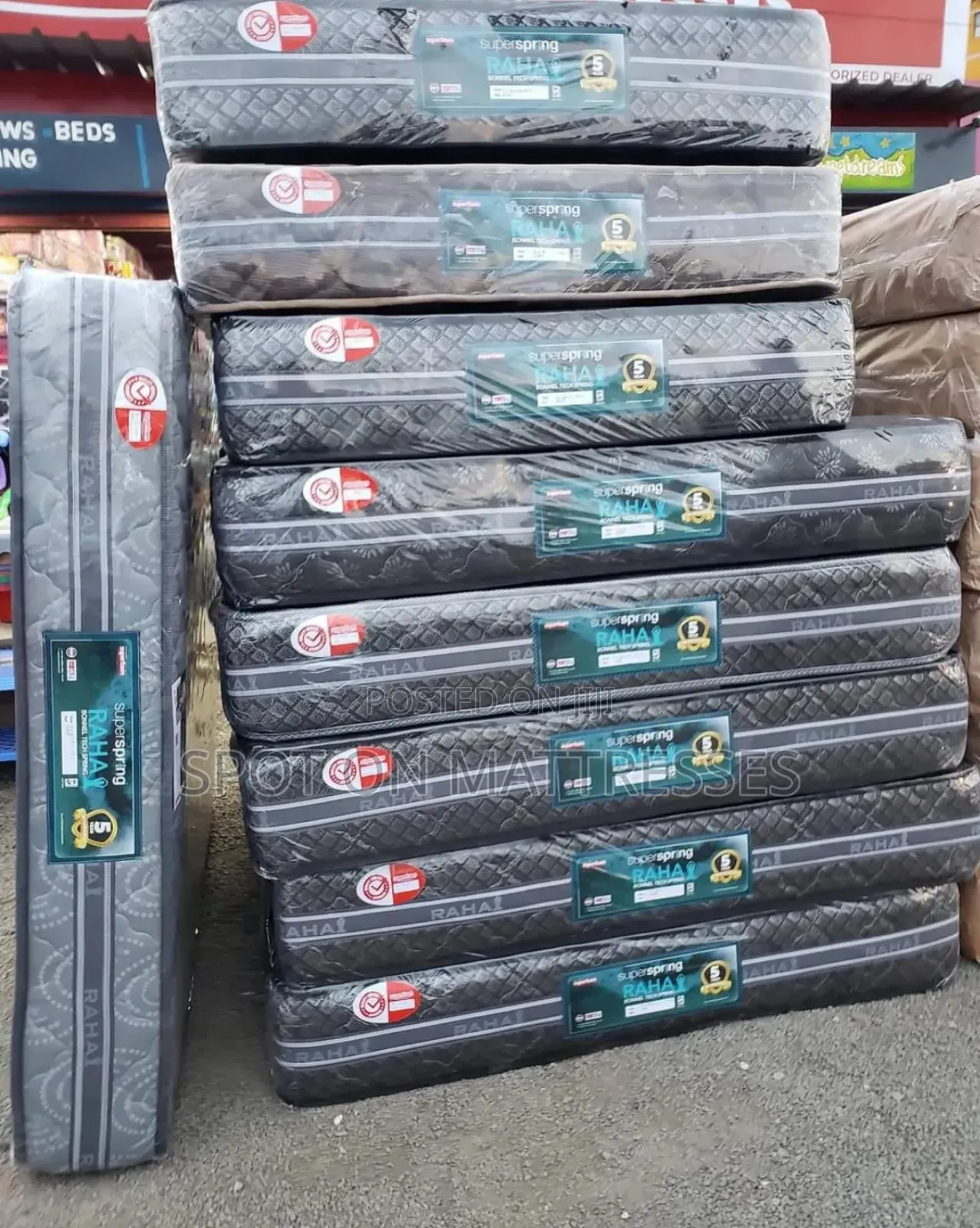 5by6 10inch Superfoam Bonnel Spring Mattresses