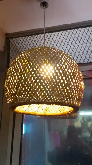 Medium Size Bamboo Pendants Light Shades