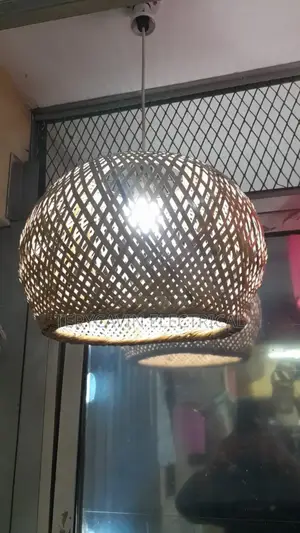 Medium Size Bamboo Pendants Light Shades