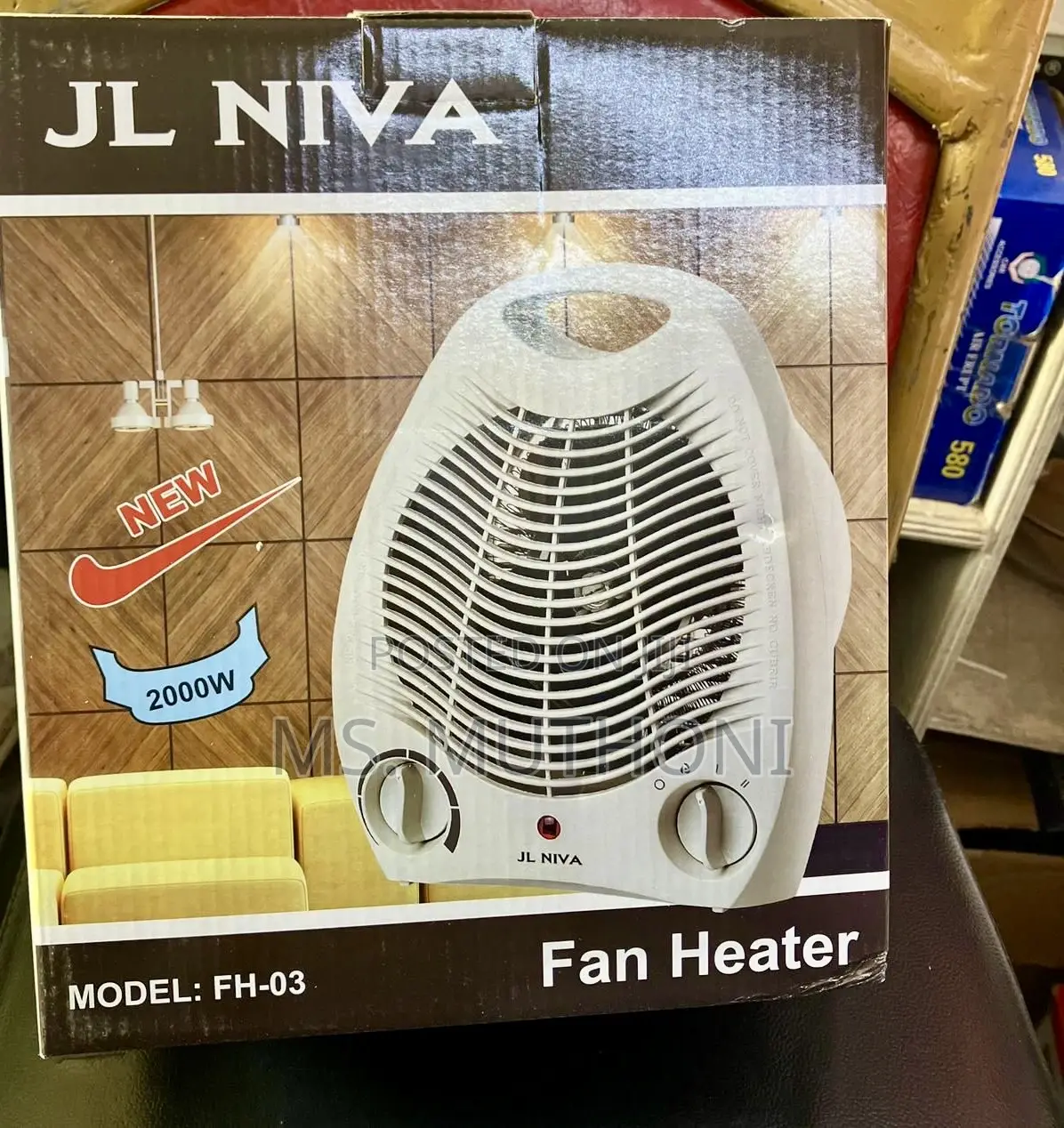 JL Niva FH-03 Fan Heater 2000 Watt