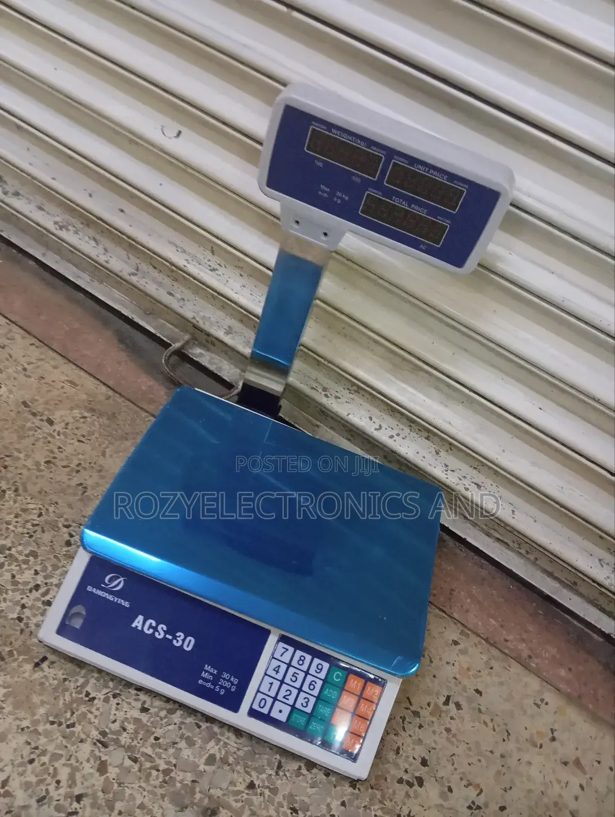 ACS 30kg Weigh Scale