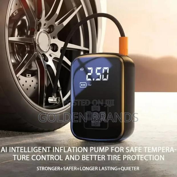 Portable Wireless Air Pump With Digital Display - main view