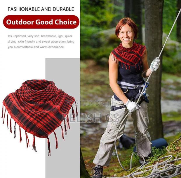 Premium Cotton Shemagh/Arafat/Hiking Scarf - thumbnail 4