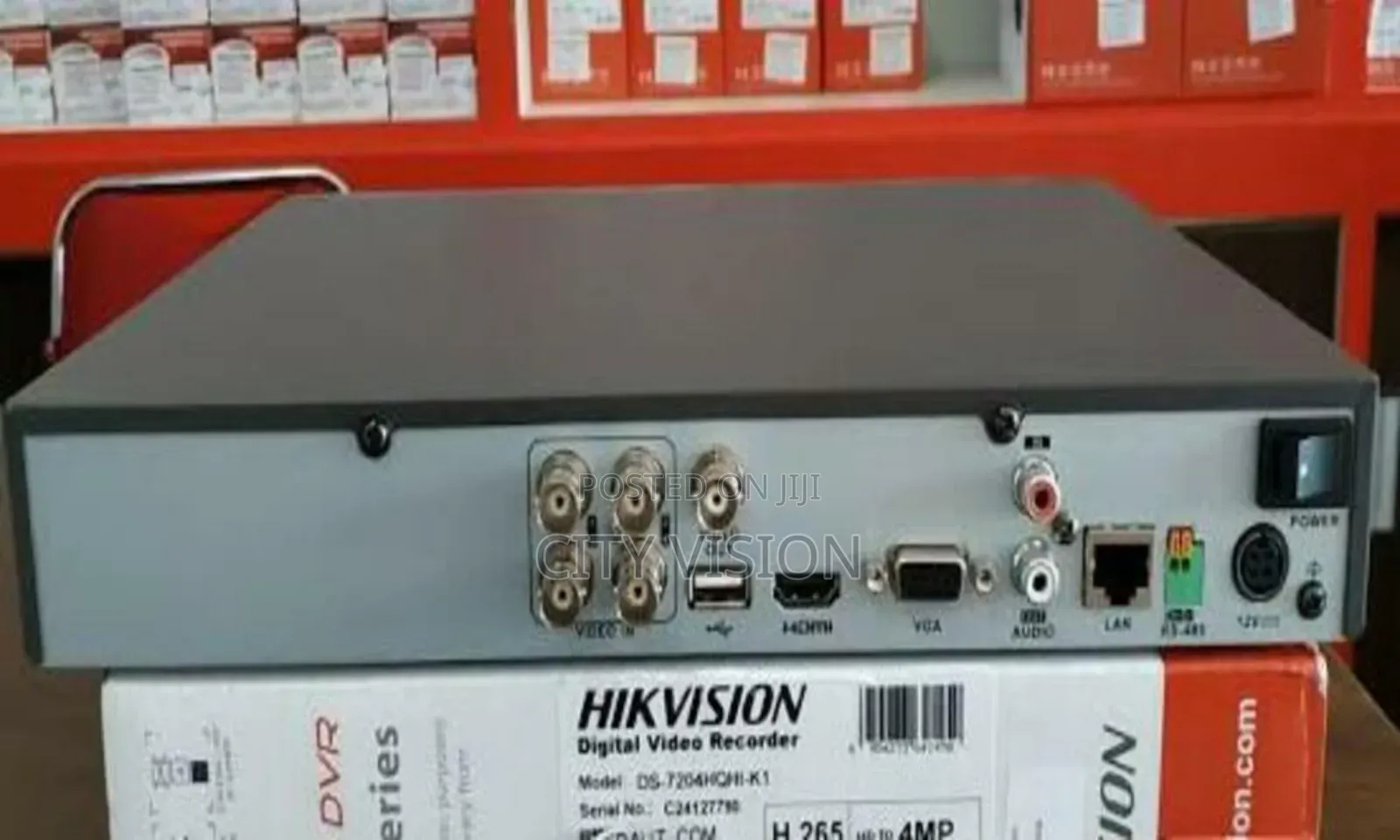 Hikvision Upgraded DS-7204HQHI- 4CH Turbo HD Metal DVR