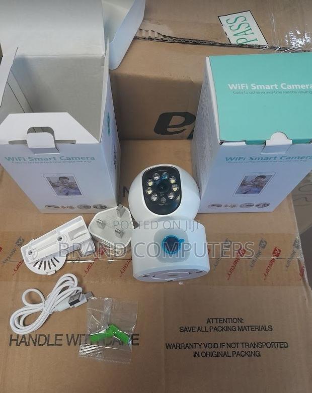 Wireless Dual Lens Wifi Nanny CCTV Camera 4mp With Light - main view