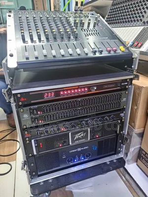 Crest Audio Ca12/Peavey Cs4000/Complete Rack With Microphone