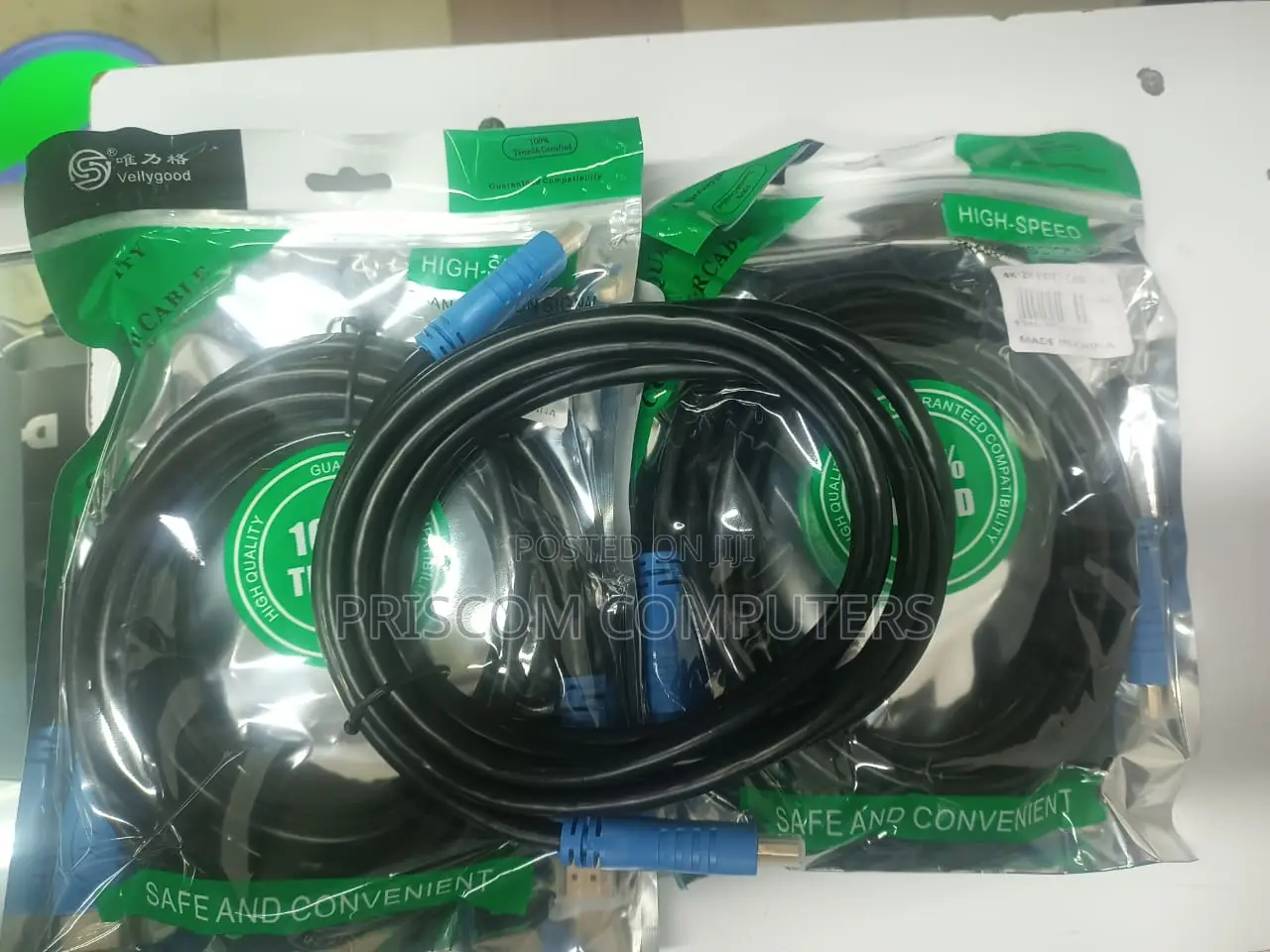 Hdmi to Hdmi Cable 15 Meters Black Round