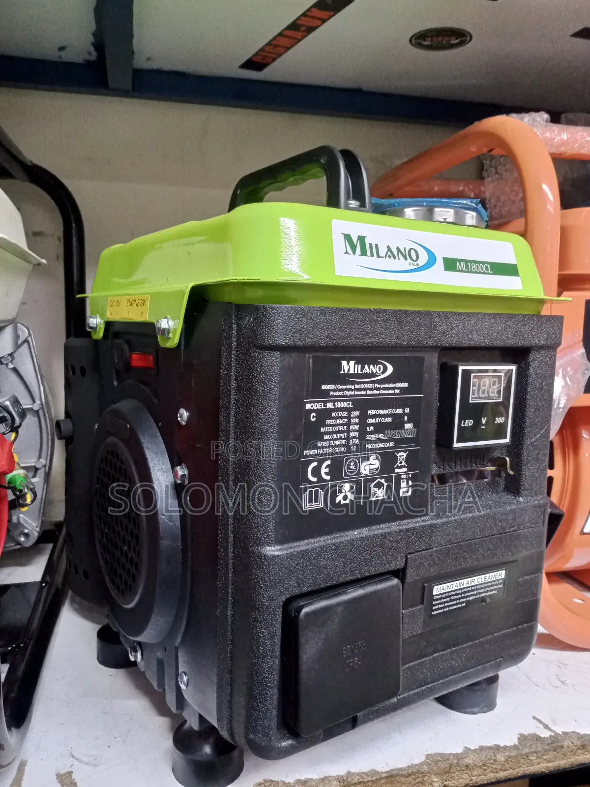 Milano 950w Portable Gasoline Generator