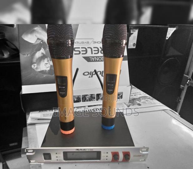 Wireless Microphone Golden Color