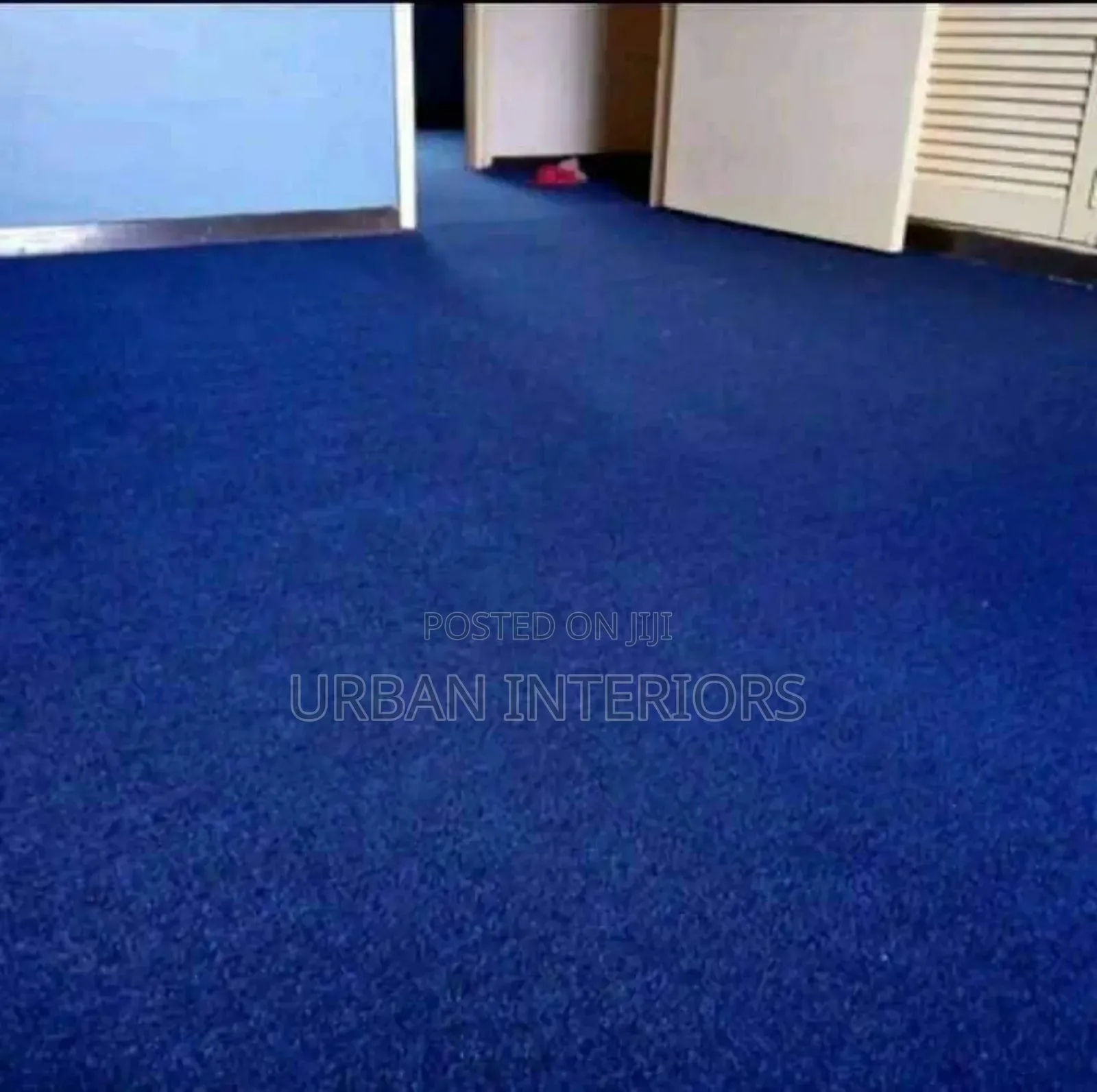 Wall to Wall Blue Carpet