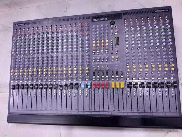24channel Passive Mixer Console Allen and Heath GL2400 - main view