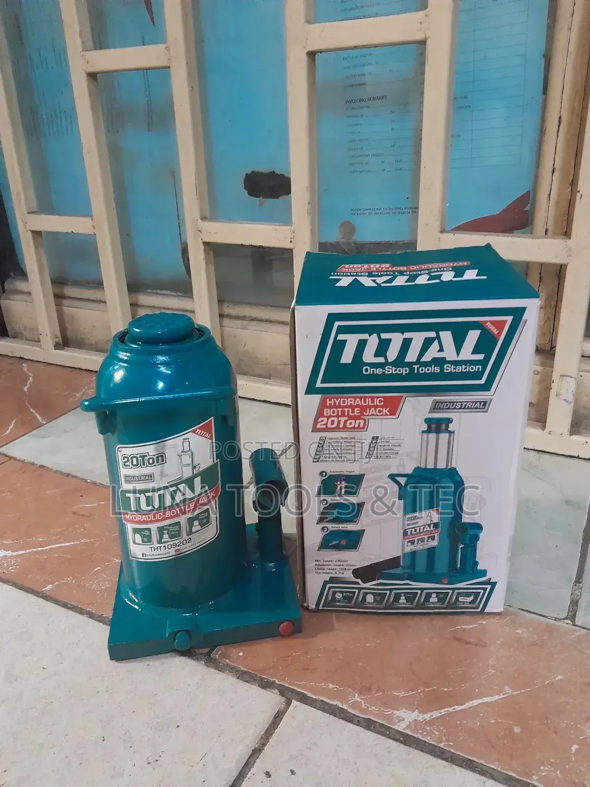 20ton Industrial Bottle Jack,TOTAL.