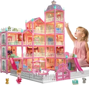 Girls Doll House With Toy Figures