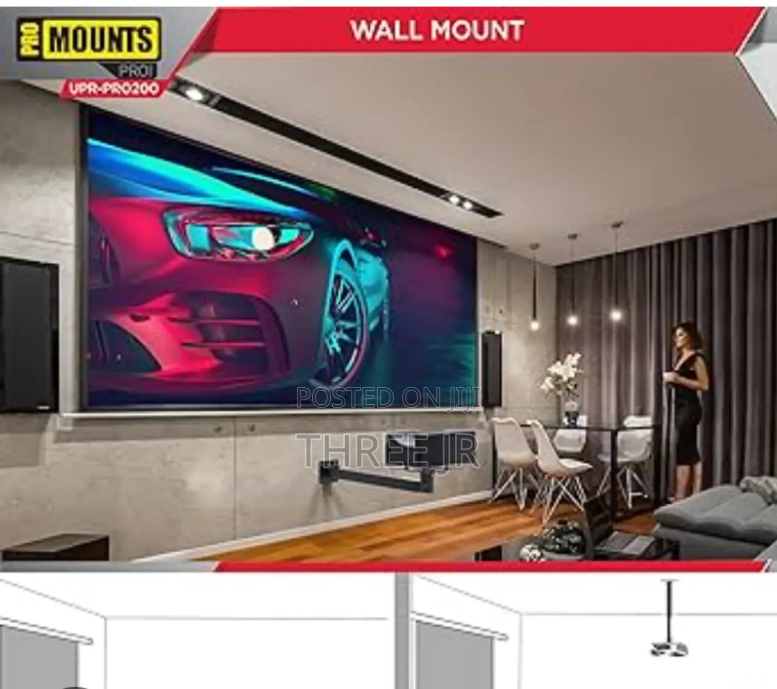 Aluminium Type Projector Mounts Available