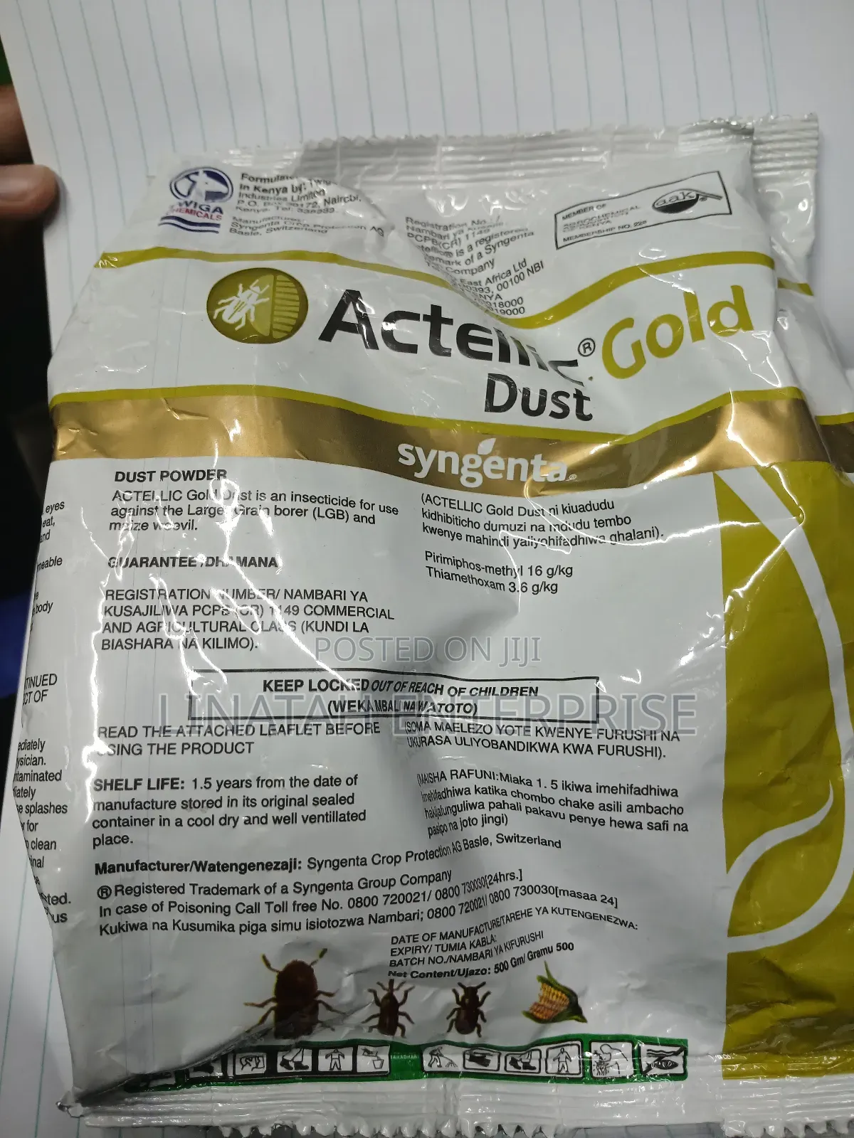 Actellic Gold Dust 500gms