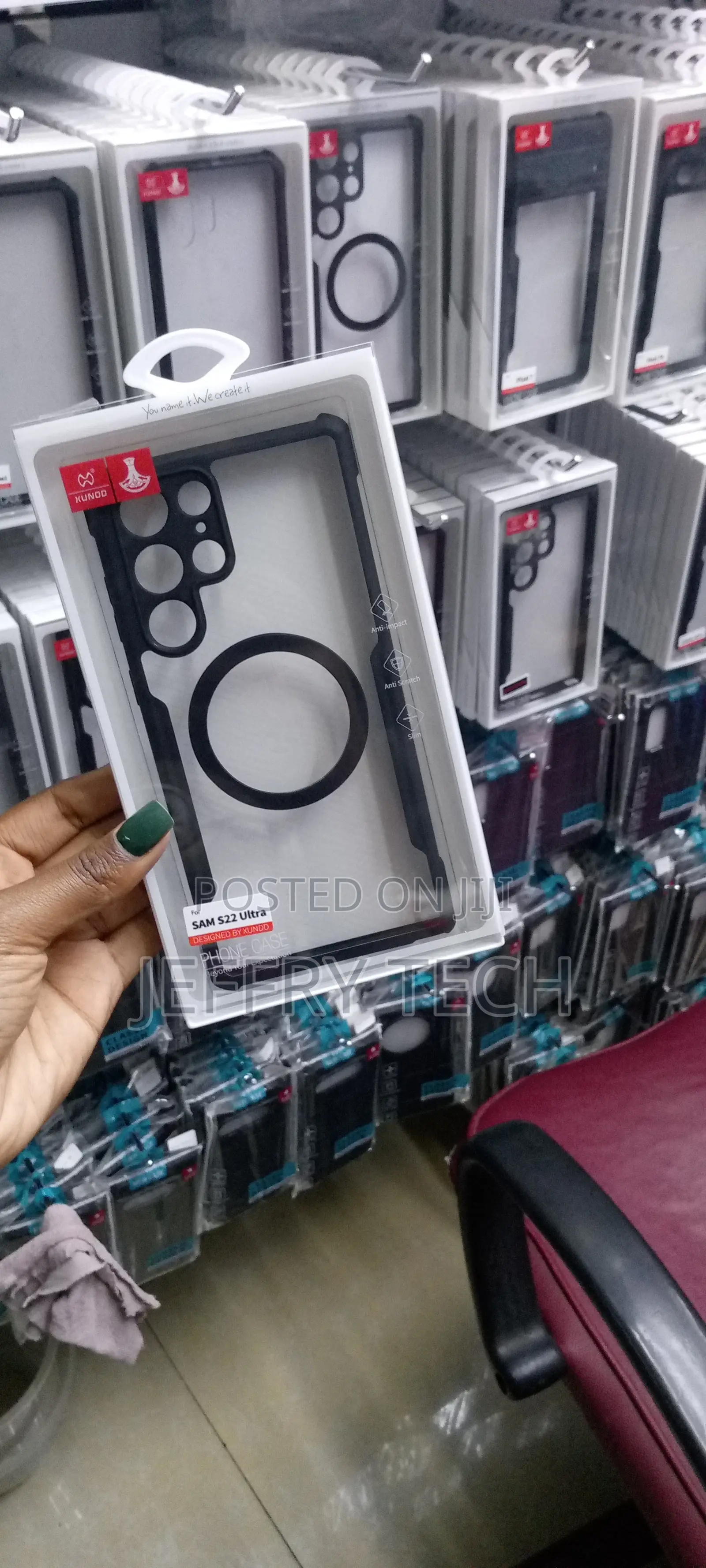 Xundd Bumper Case With Magsafe Ring Stand For S 22 Ultra