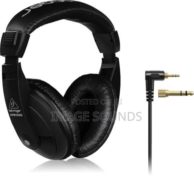 Behringer HPM-1000bk Wired Headphones (Black Color) - main view