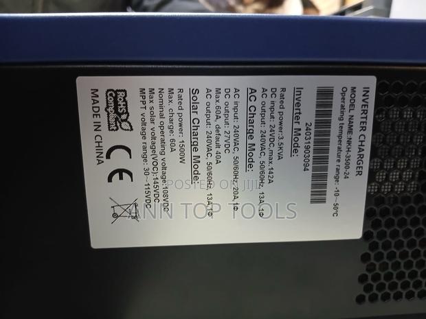 3.5 Kva 24 Volts SNADI Solar Hybrid Inverter - main view