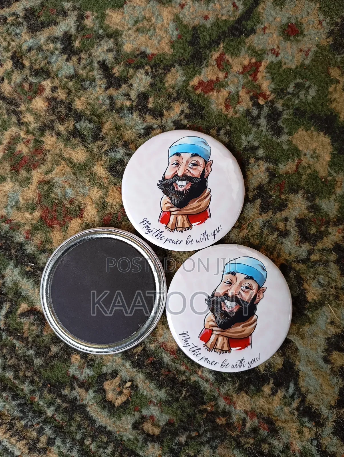 Custom 58mm Round Button Fridge Magnets