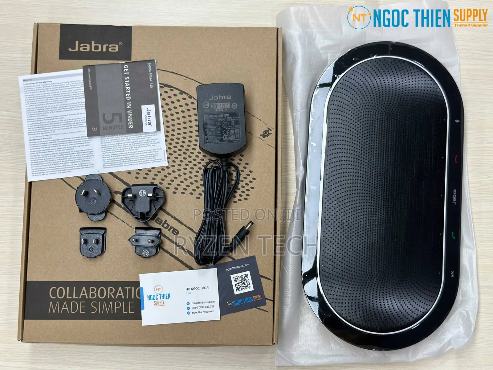 Jabra Speak 810 UC Wireless Bluetooth Speakerphone -