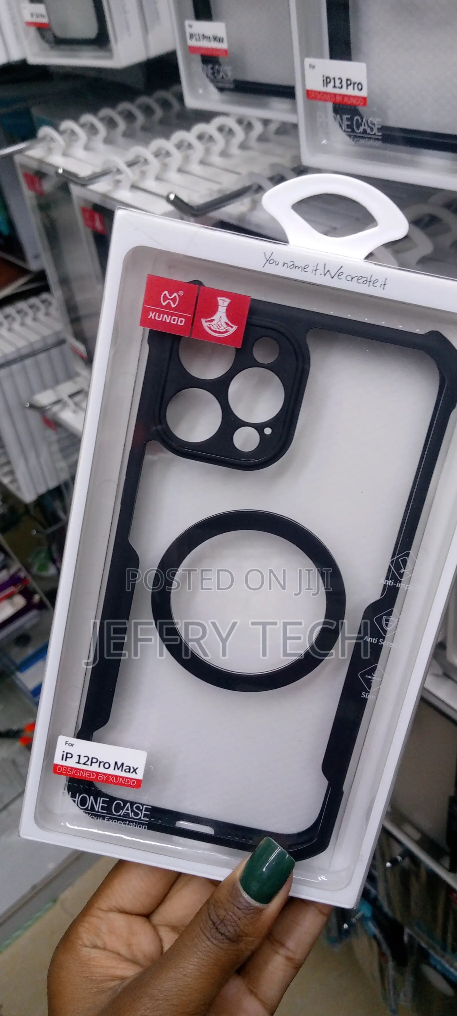 Xundd Magsafe Transparent Case for iPhone 12 Promax