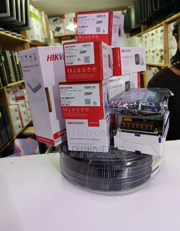 Hikvision 4 CCTV Camera Full Kit With 8 Channel DVR 500GB - main view