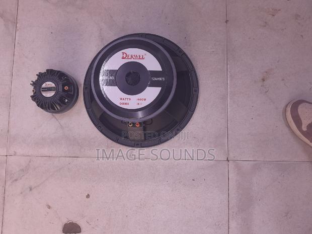Speaker Derwel 12inch With Derwel Tweeter