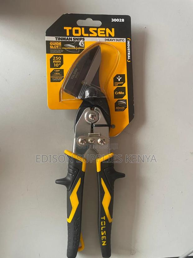 Tin Snips Tolsen Tinman Snips 30028 Mabati Cutting Tool - thumbnail 3
