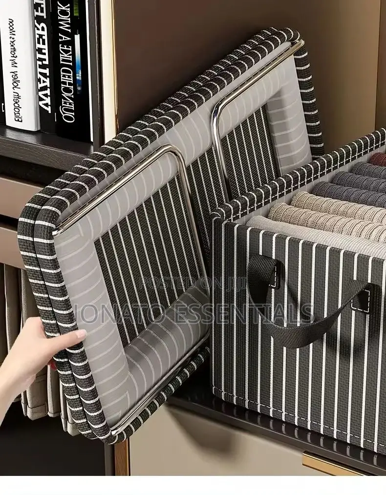 Foldable Clothes Storage Box and Organizer