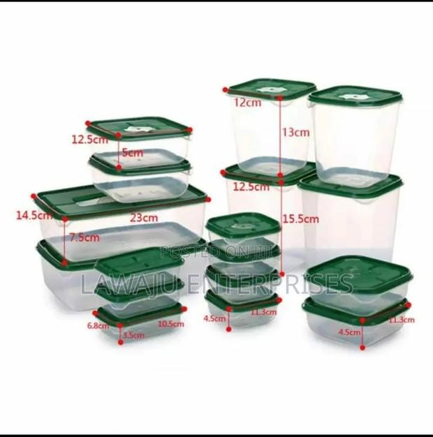 17pcs Fresh Food Container Set