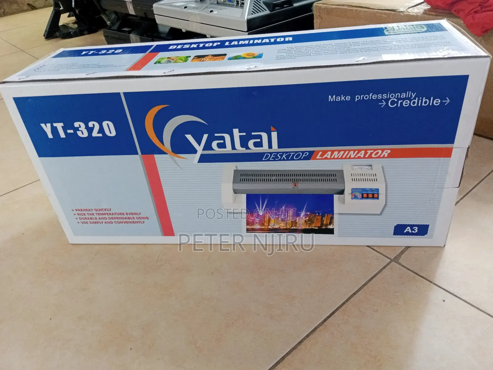 Yatai YT-320 Desktop Laminator, A3