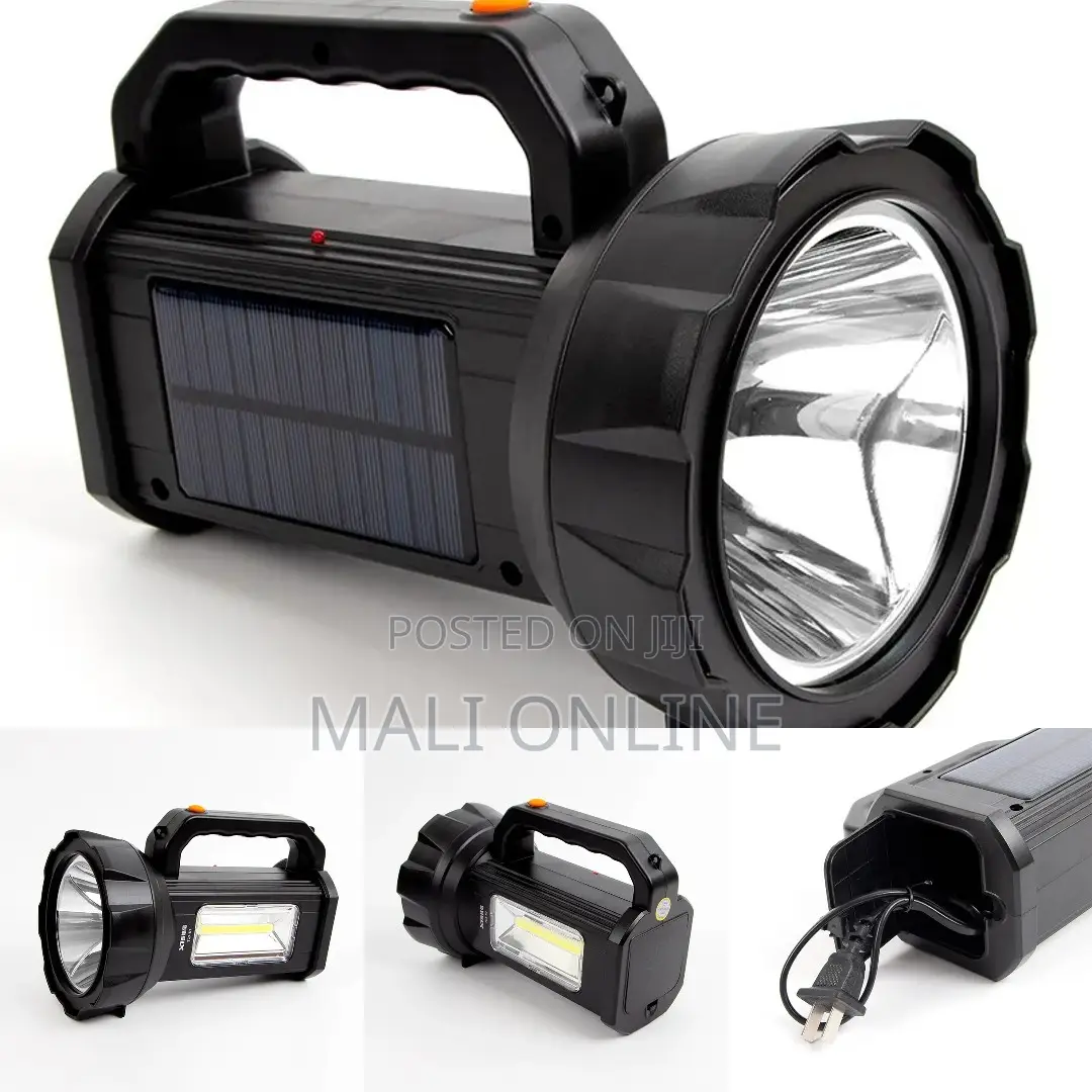 1000m Solar Flashlight LED Searchlight