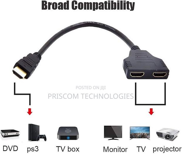 HDMI Splitter Cable, 1x2 Hdmi Splitter Cable
