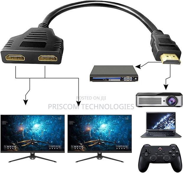 HDMI Splitter Cable, 1x2 Hdmi Splitter Cable - thumbnail 2