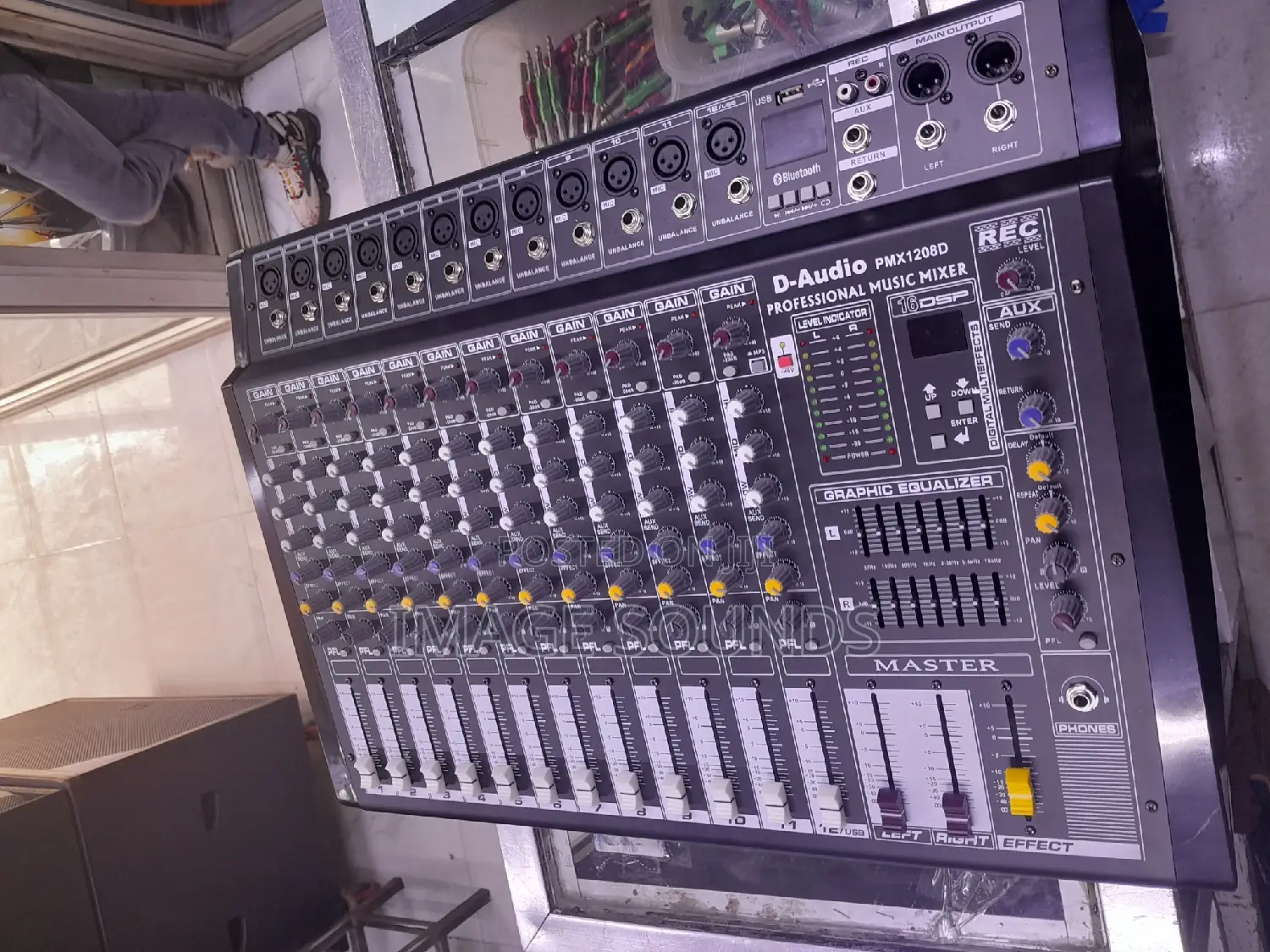 PMX 1208D Powered Professional Mixer D-Udio