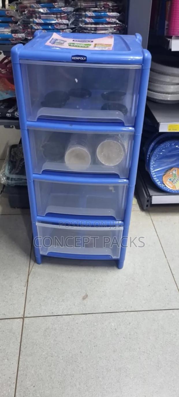 4 Stack Kenpoly Multi Storage Drawer Set -