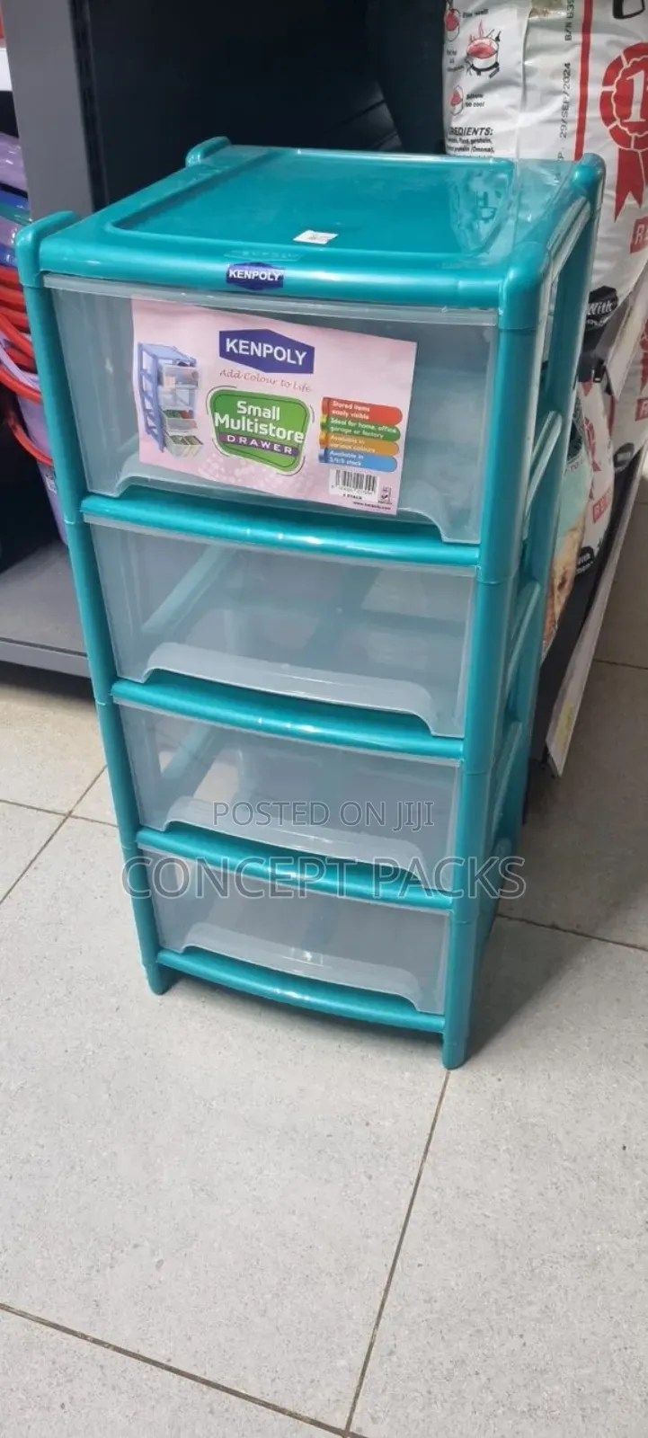 4 Stack Kenpoly Multi Storage Drawer Set -