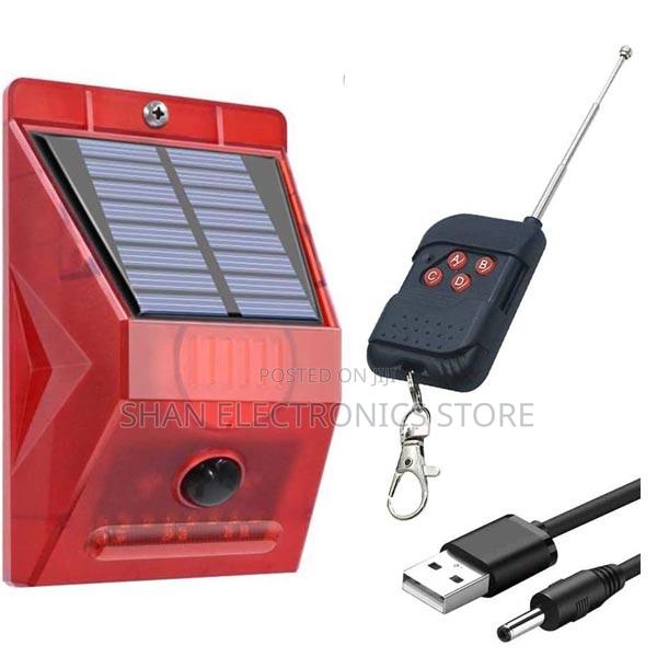 Remote Controlled Solar Alarm Lamp - main view