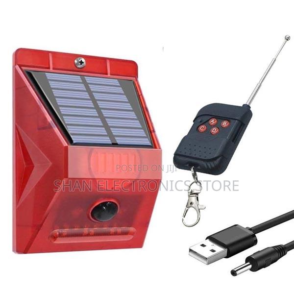 Solar Motion Sensor Alarms Remote Controlled Solar Alarm