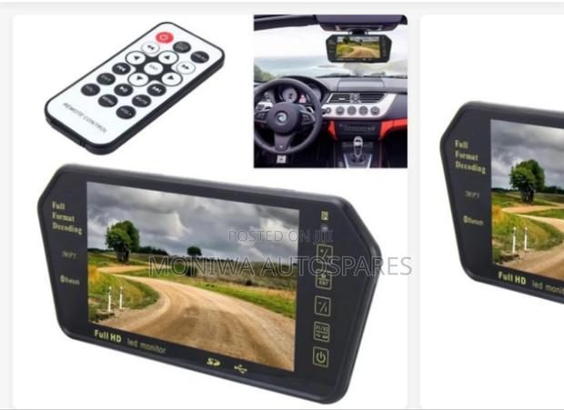 7 Inches TFT Rear View Mirror With Bluetooth