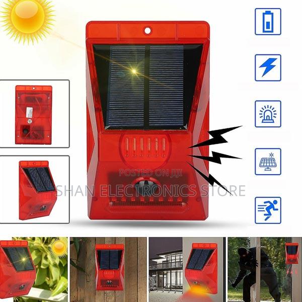Generic Solar Alarm Siren Motion Sensor Alarm Light - main view
