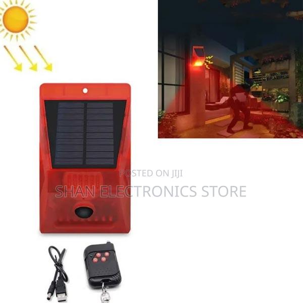 Unique- Solar Alarm Light Ip65 Motion Sensor Outdoor Garden