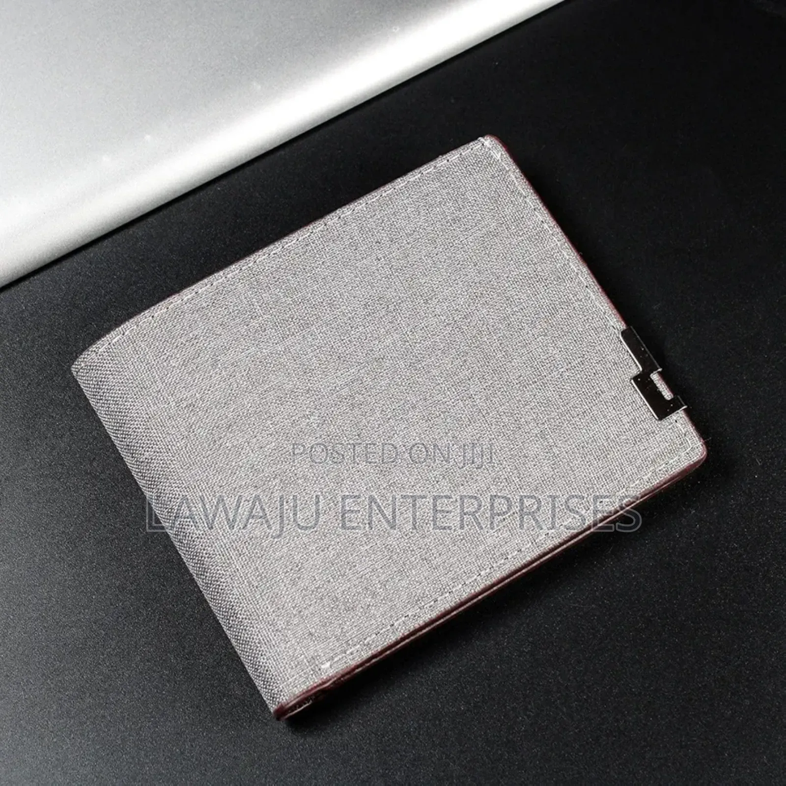 Grey Denim Wallet