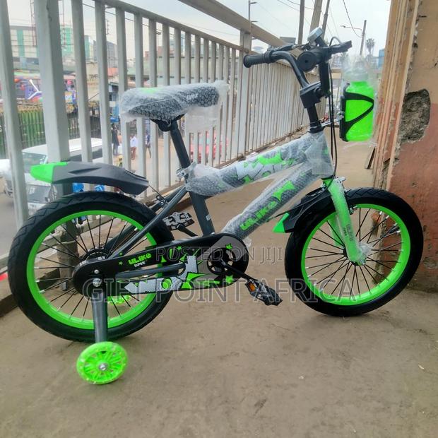Size 16" Kids Bikes Green in Color - thumbnail 2