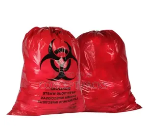 50 Litres -50l Red Disposable Autoclavable Biohazard Bags