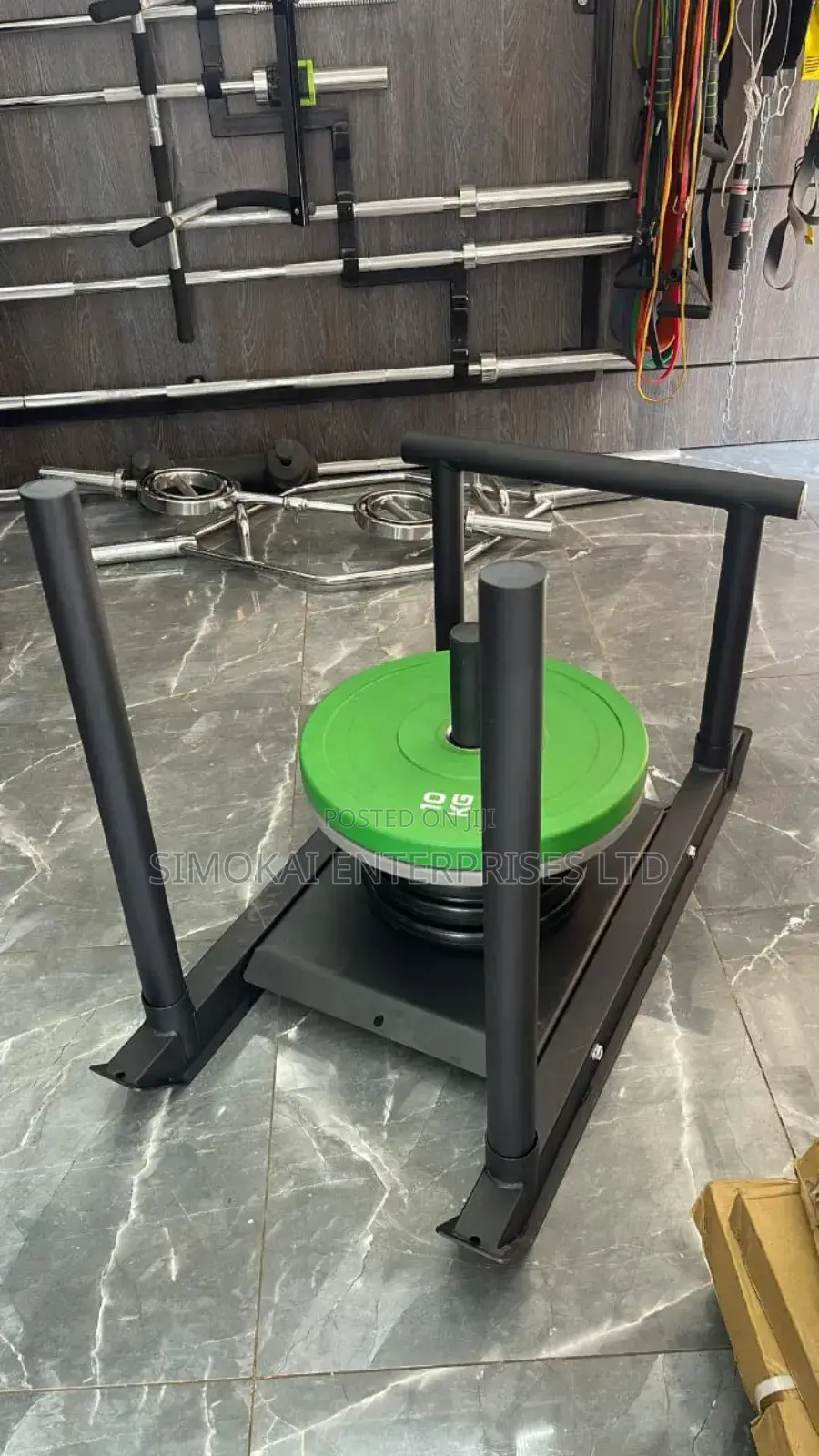 Gym Sled Pushes Machine Equipment